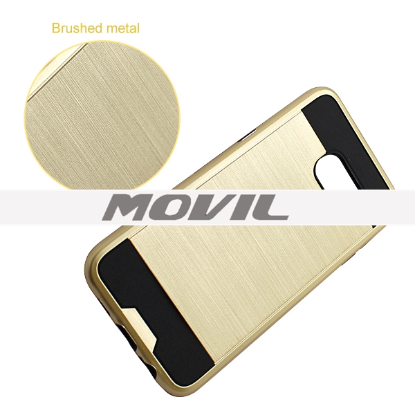 NP-2628 PU de TPU con ranura para tarjeta para Samsung Galaxy S6 Edge Plus-3